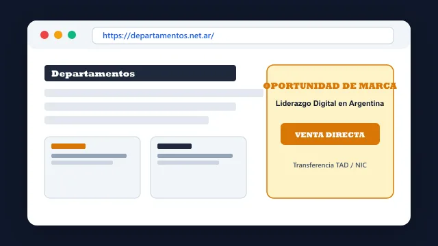 Modelo de aplicación comercial y proyectos digitales para departamentos.net.ar